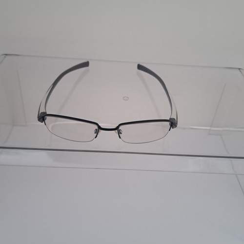 Nike Men's Eyeglasses 8072 026 Black/Gray Half Rim Frame With Box 49-16-140
