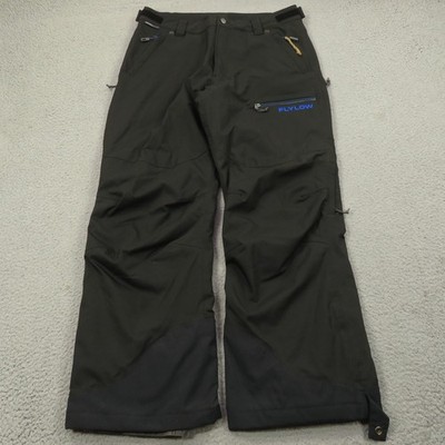 Flylow Ski Pants Mens Large Insulated 2 Layer Hard Shell Space Loft Snowboard