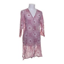 Silk Road, Kurzarmhemd, Größe: XL, Pink/Weiß/Mehrfarbig, Baumwolle, Blumen #46X