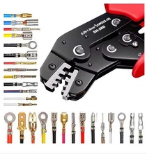 SN-58B Ratcheting Crimping Tool Set 0.25-1.5mm² for Dupont JST Molex Terminals
