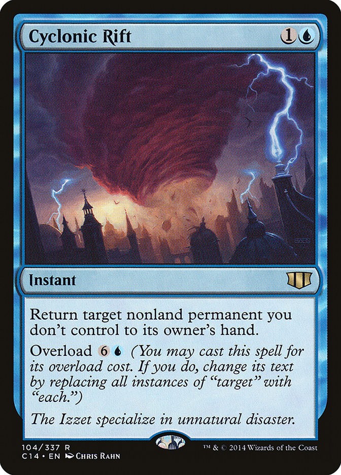 MTG Cyclonic Rift  - Commander 2014 #104