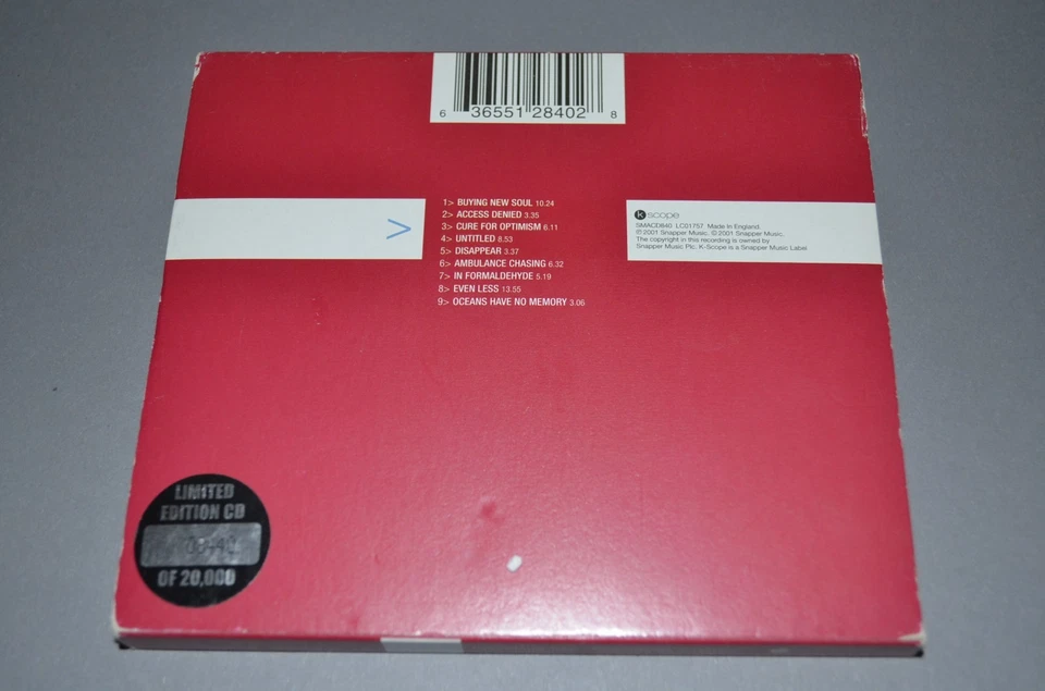 Porcupine Tree – Recordings / Kscope 2001 / UK / Limited Numbered / Rar - Bild 2 von 2