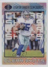 2019 Panini Illusions Clear Shots Blue 119/299 Leighton Vander Esch #CS-LV fl4