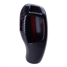 Kohlefaser Stil Schaltknauf Abdeckung Aufkleber passt für BMW X5 E70 X6 E71 Neu