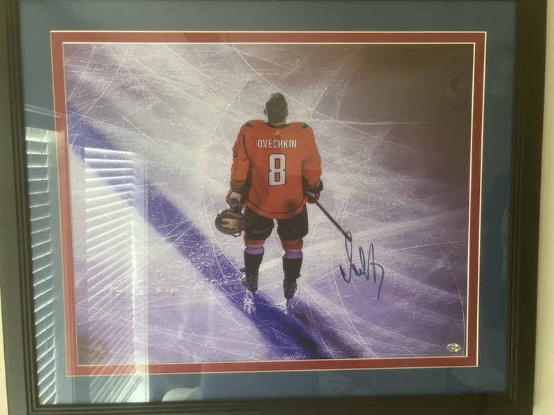 Alexander Ovechkin Washington Capitals Signed NHL Photo COA Hall of Fame