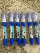 Pentel Presto Fine Point Pocket Correction Pen Set Of 6 NEW