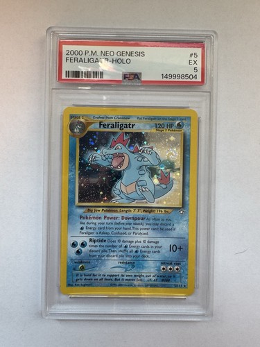 Feraligatr (Unlimited) graded PSA 5 for sale on eBay