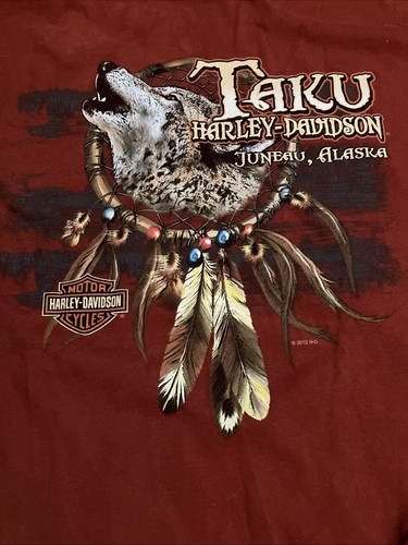 Taku Harley Davidson Tshirt XL 2012 Juneau Alaska