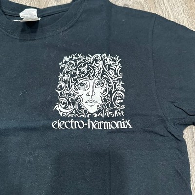 Electro Harmonix Men's Small Graphic T Shirt Black Gildan Heavy Cotton TShirt