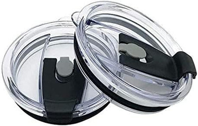 2 Pack 20 Oz Tumbler Replacement Lid Flip-Top Splash Proof Stainless Steel Cup