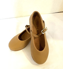 KIDS TAP SHOES BLOCH TECHNO TAP 5T/ 5H Brown/Tan Leather Size 10.5