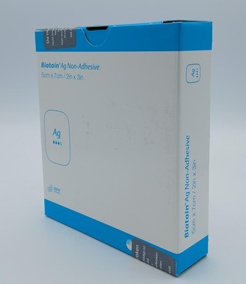 BIATAIN Ag Schaumverband 5x7 cm nicht haftend Inhalt: 5 ST REF 3510503