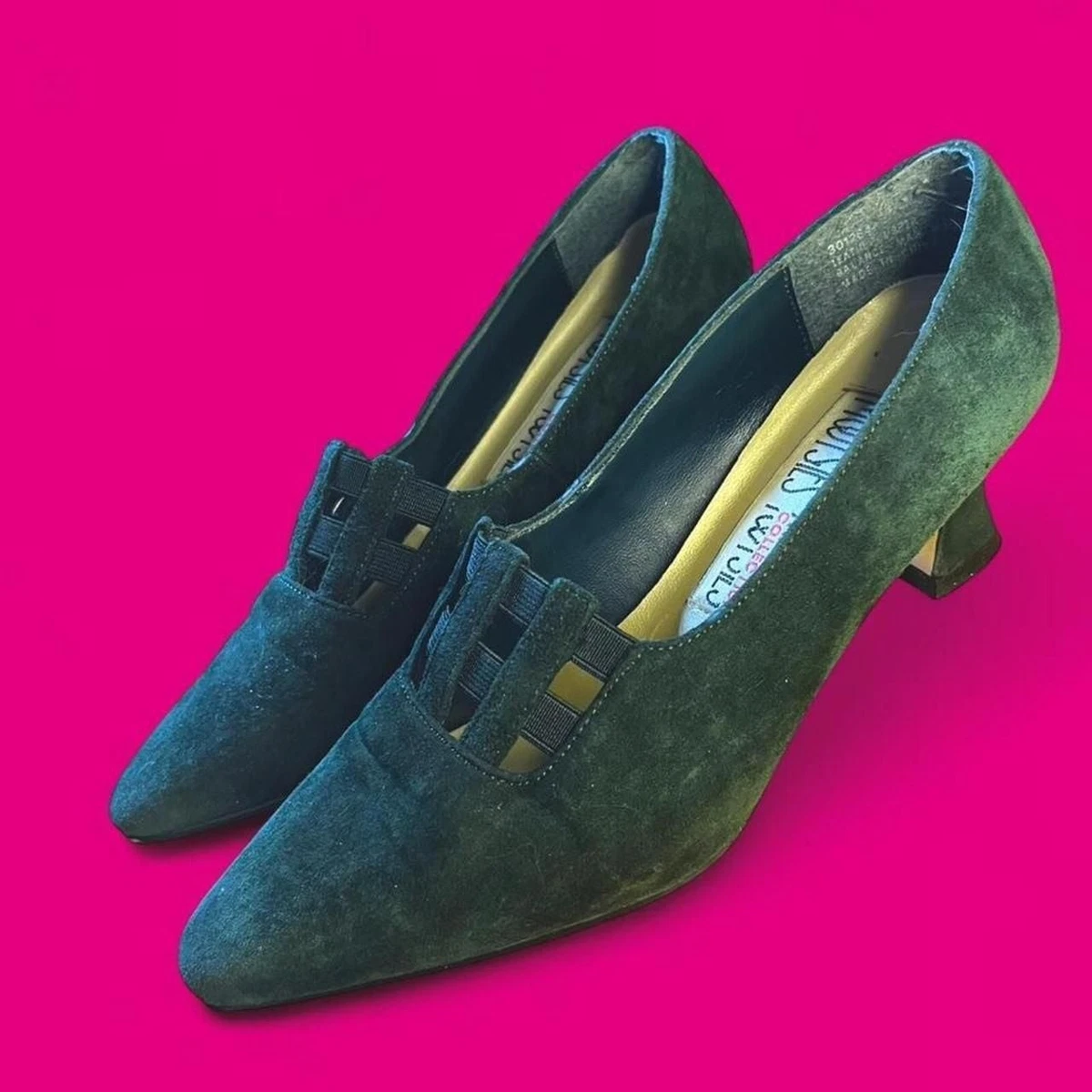 slim fit dress slacks Dark Green Lace Up Brogue – Princess Highway main image 1