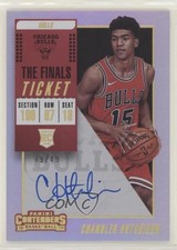 2018 Panini Contenders The Finals Ticket 19/49 Chandler Hutchison #140 Auto in5