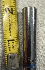 8 mm chrome vanadium deep 6 pt 1/4” dr socket,VTG tool,