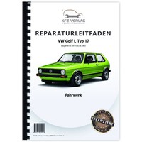 Vw Golf 1 Typ 17 1974-1983 Fahrwerk Achsen Lenkung Bremsen Reparaturhandbuch