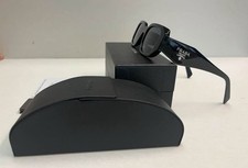 Prada PR17WS 1AB5S049 Women's Sunglasses 49 mm Black / Dark Grey Lens