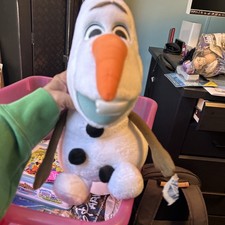 Disney Store Frozen Plush Olaf The Snowman Stuffed Animal Plush b39