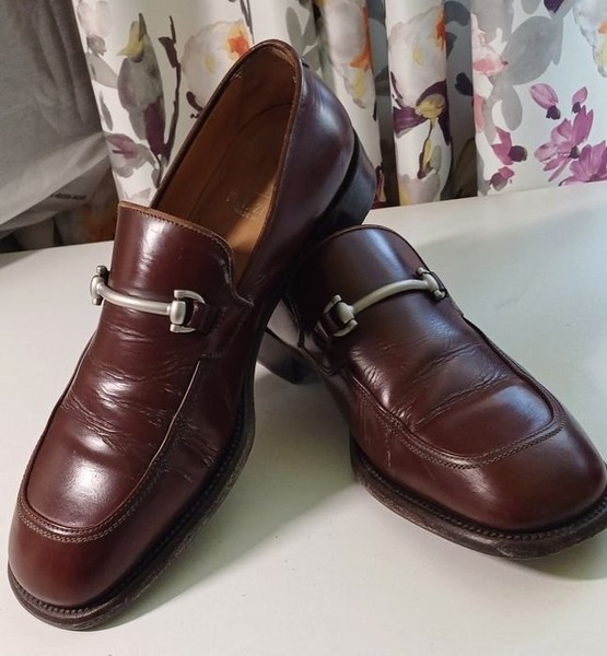Men Pal Zileri Heels Brown Leather 41