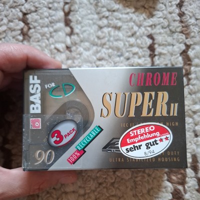 BASF | Chrome Super II 90 | Cassette Kassette | 90min 3 Stück | #M4