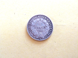 PIECE DE MONNAIE EN ARGENT DE 1 FRANCS CERES DE 1888 A