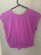 Zella Girl's Activewear Top, Sleeveless, Pink, Knotted Back - Size XL