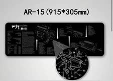 Rifle Cleaning Mat 1/4” Cushioned Padded Roll Up Non Slip, Non Marring Bench Mat