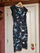 Brand New M&S Collection Multicoloured Sleeveless Dress Size 10 Regular 