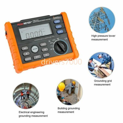 MS2302 Digital Earth Resistance Tester Measurement Resistance Test Shaking Table