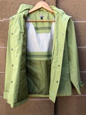 Giacca Galery Company Vintage Windbreaker Raincoat Hooded Jacket Small 6-button