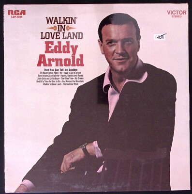 EDDY ARNOLD WALKIN' IN LOVE LAND STILL SEALED!   RCA VINYL LP 118-62W