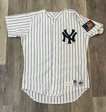 1994 Jim Leyritz New York Yankees Signed Game Used Worn Jersey w/ 125th Patch