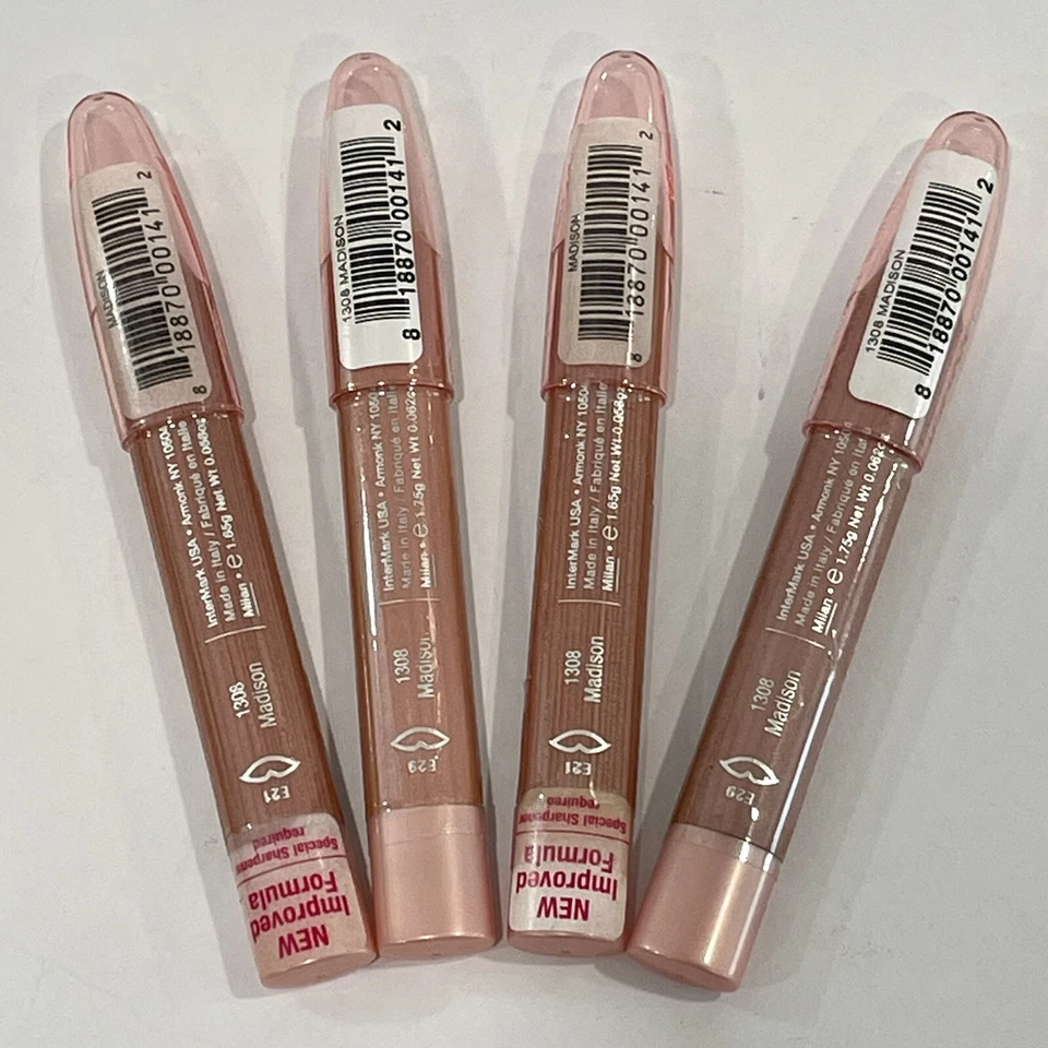 STYLI STYLE Flat Lip Liner Pencil MADISON 1308 Lot of x4 NEW SEALED - Image 2 of 3