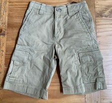 FIRST WAVE Boy s Size 12 Khaki Cargo Shorts EUC