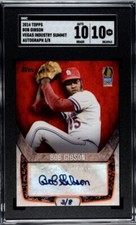 2014 Topps Vegas Industry Summit Bob Gibson Auto /8 Pop 1