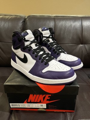 Nike Air Jordan 1 Retro High OG Court Purple 2.0 Shoe Men's Size 10  555088-500 | eBay