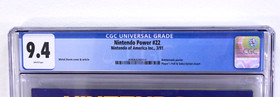 Nintendo Power Volume 22 Metal Storm Magazine #22 CGC Grade 9.4 NES
