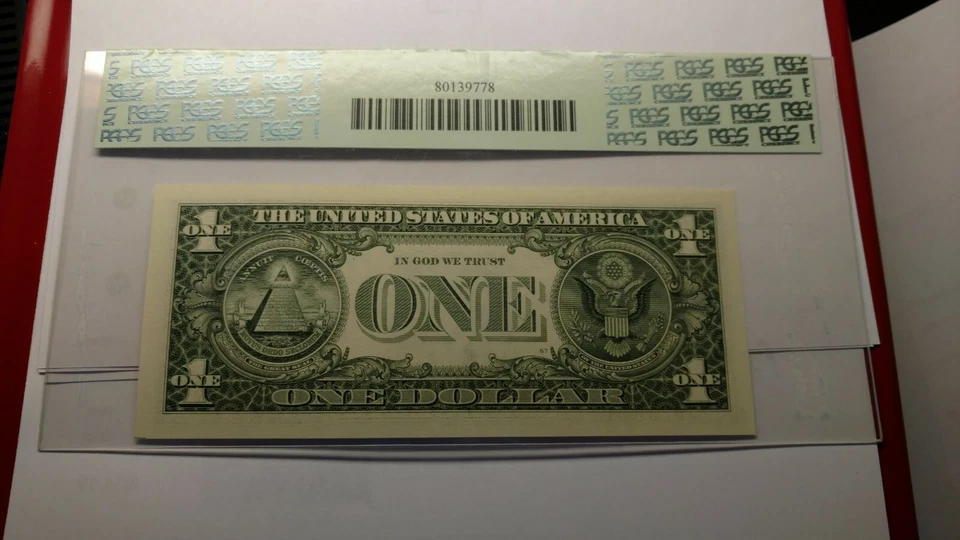 FR.1927-F*2001 $1 FW Federal Reserve Note PCGS gem New 66PPQ - Image 2 of 4