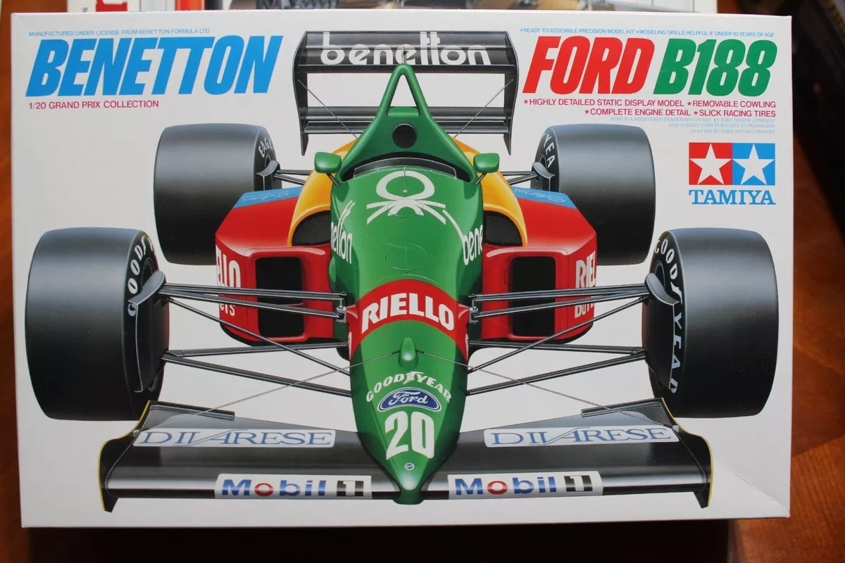 Pre-Owned Open Box TAMIYA 1/20 BENETTON FORD B188 Formula Racing Car