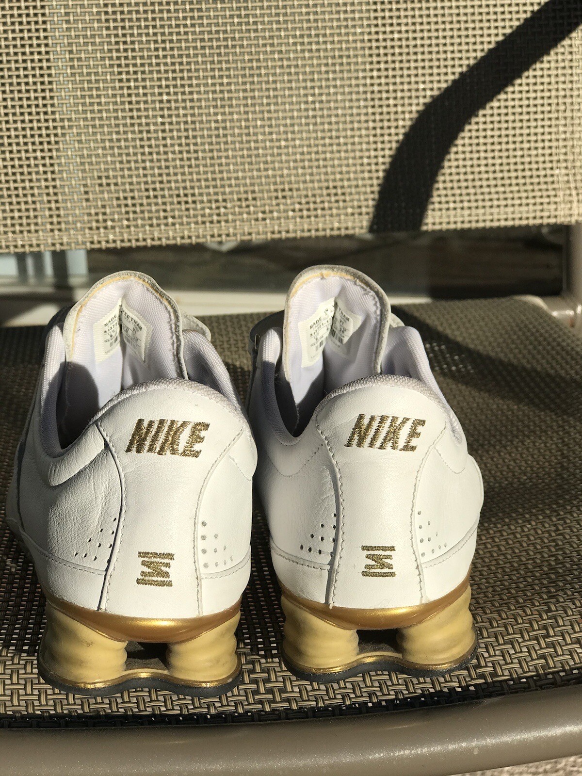 WOMENS WHITE NIKE SHOES SIZE 9 eBay