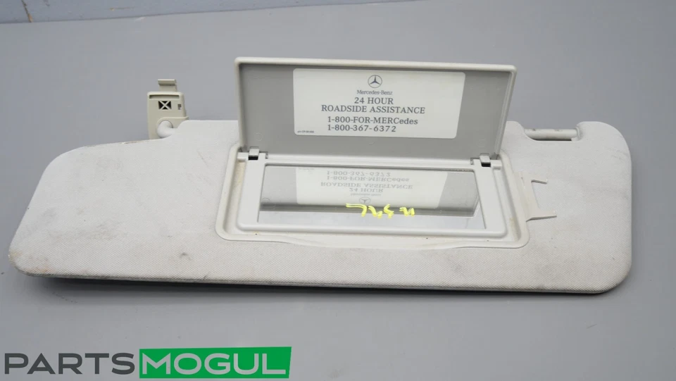 Mercedes CLS550 2012-2018 conductor izquierdo parasol delantero gris OEM Foto 4 de 4