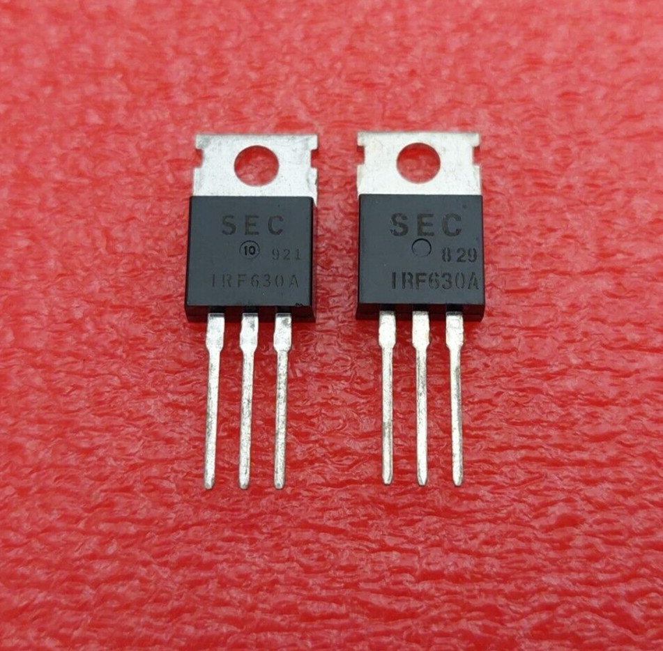 10 piezas IRF630A, Power MOSTET 200V 9A 0,4mOhm TO-220,SEC