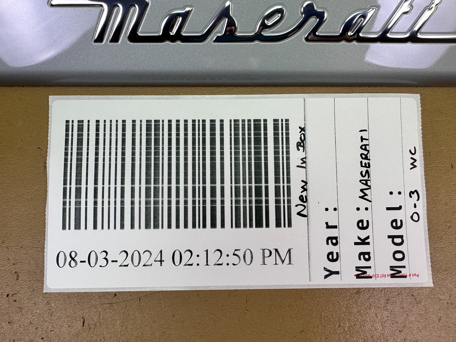 NEW 2005-2011 MASERATI QUATTROPORTE M139 REAR KICK PLATE COVER PANEL TRIM OEM