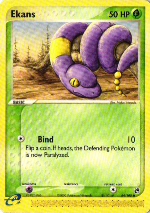 2003 Pokemon Card Ekans 64/100 | eBay