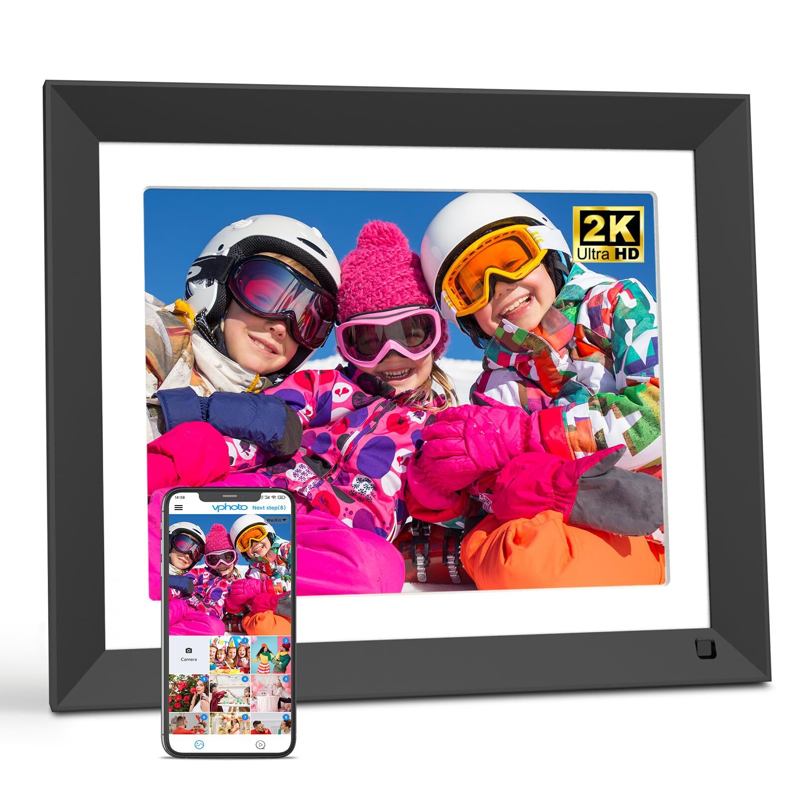 11-inch Digital-Photo-Frame WiFi Digital-Picture-Frame - 2K IPS 2176 * 1600 S...