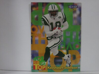 1999 Ultra Over The Top New York Jets Football Card #11 Keyshawn Johnson
