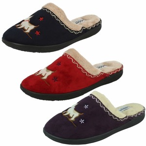 wide fit mule slippers