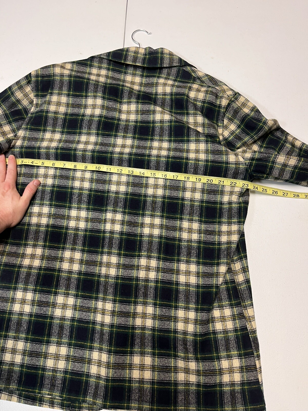 VTG Pendleton Blazer Jacket Large Brown Plaid 100… - image 3