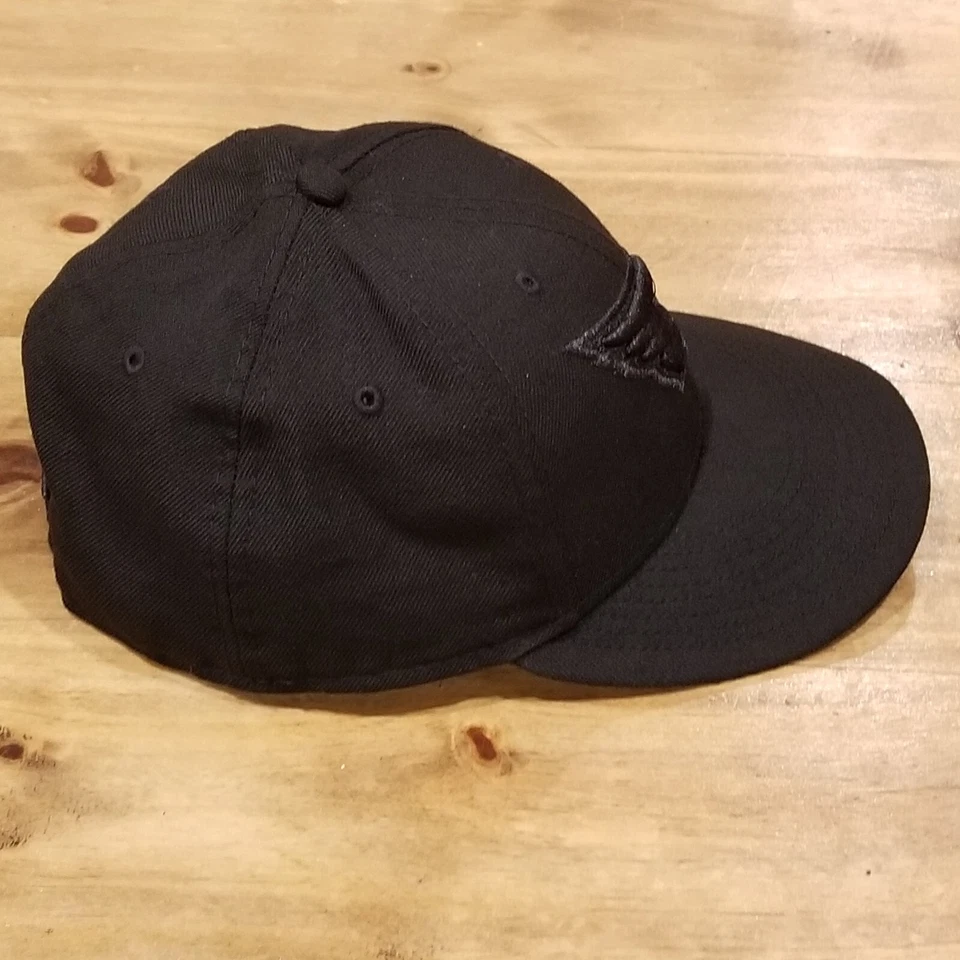 Gorra de los Arizona Cardinals New Era talla 7 1/2 negra sobre logotipo negro NFL 59Fifty Foto 4 de 4