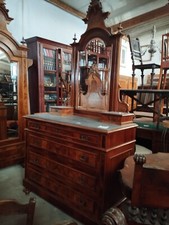 camera da letto matrimoniale Luigi Filippo in legno di noce 